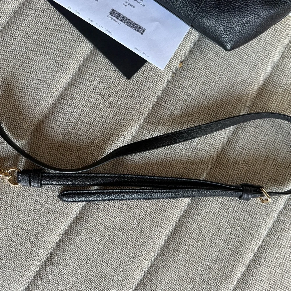 Coach Black Leather Scout Hobo  Bag - Picture 8 of 9